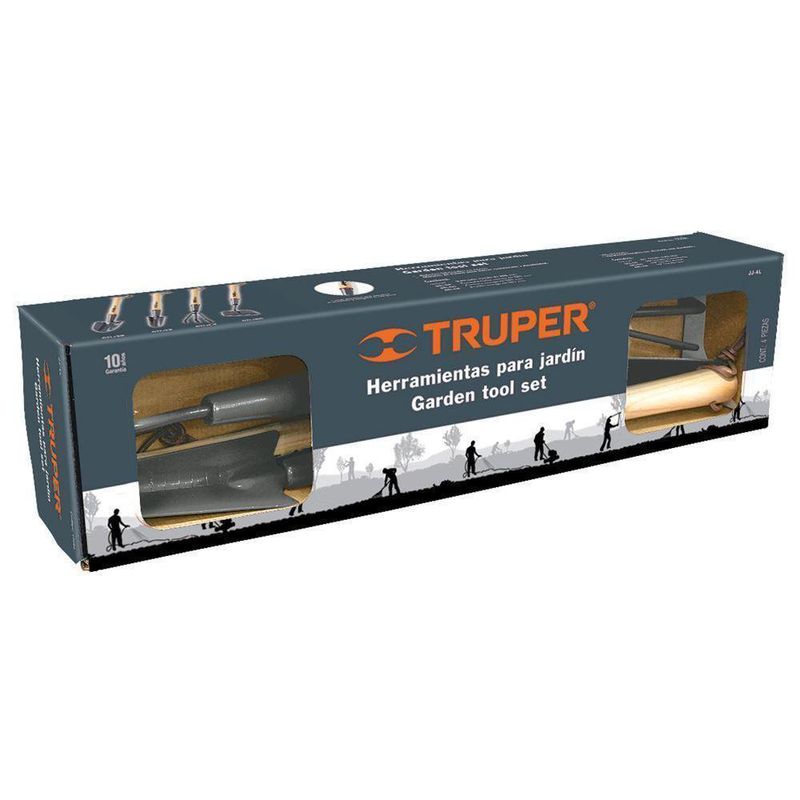 Set Herramientas Para Jardín 4 Piezas - Truper