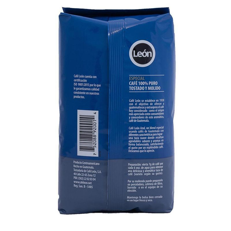 Café Leon Azul 400 G - Cafe De Leon