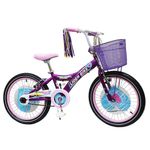 Bicicleta Bl50 Para Niña Rin 20 Color Morado - Lider Bike