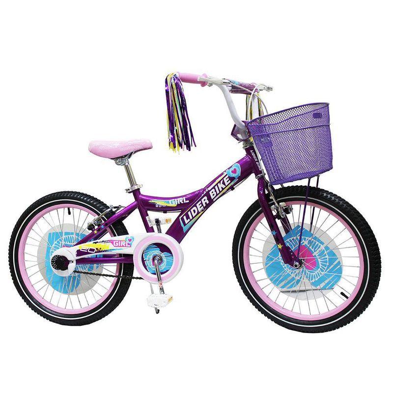 Bocina Allkar para bicicleta infantil, color morado