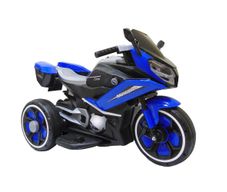 Moto Eléctrica De 3 Ruedas Con Luz Led Color Azul - Lider Bike