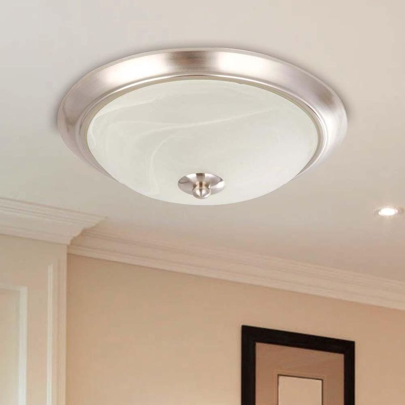 Set De Plafónes De Techo Redondo 1Bombillox60Wmax - Z Varios Colores