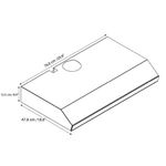 Extractor De Olores 30 Plg Plateado - Whirlpool