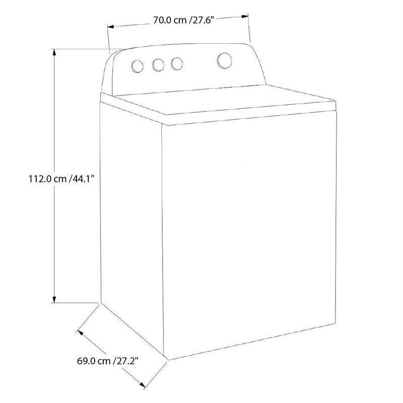 Lavadora Carga Superior 21 Kg Alta Eficiencia Sistema Xpert - Whirlpool