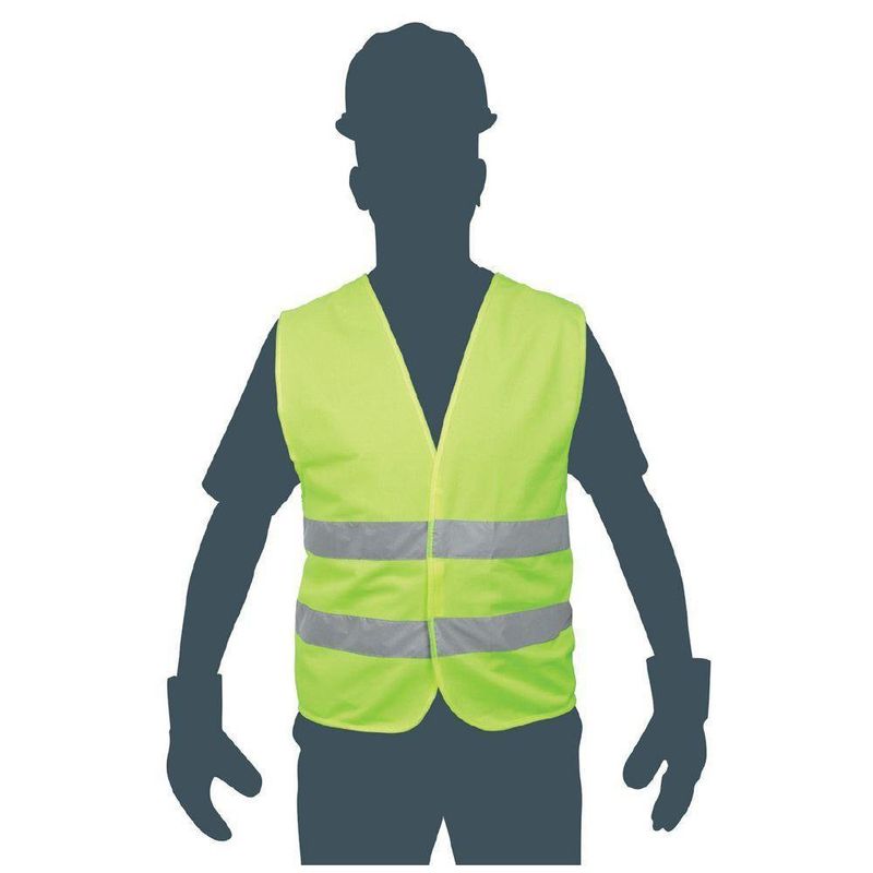 Chaleco De Seguridad Con Cinta Unitalla Verde - Truper
