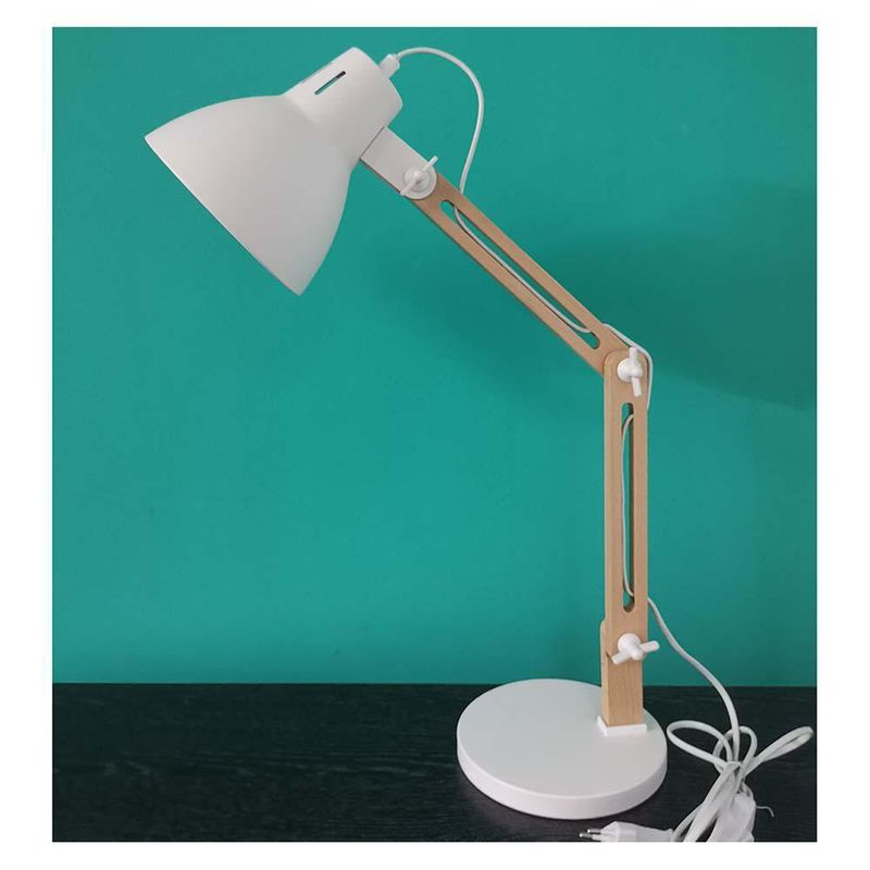Lámpara De Escritorio Blanca Led - Zlumini