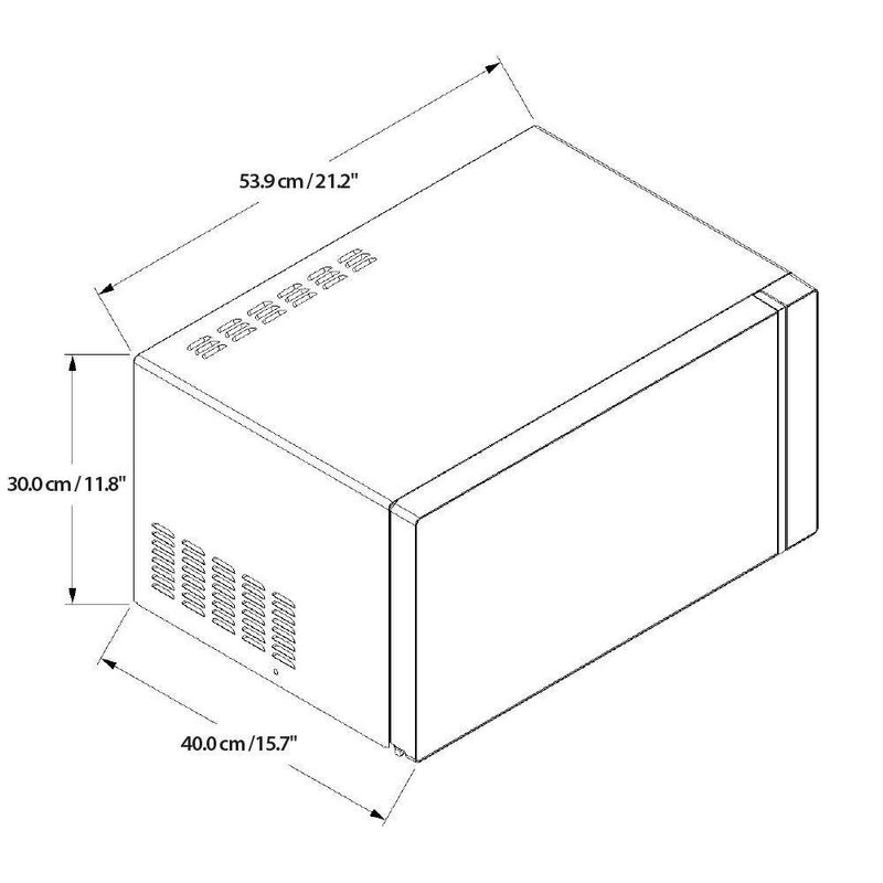 Microondas Silver 900 W 1.1 Pies - Whirlpool