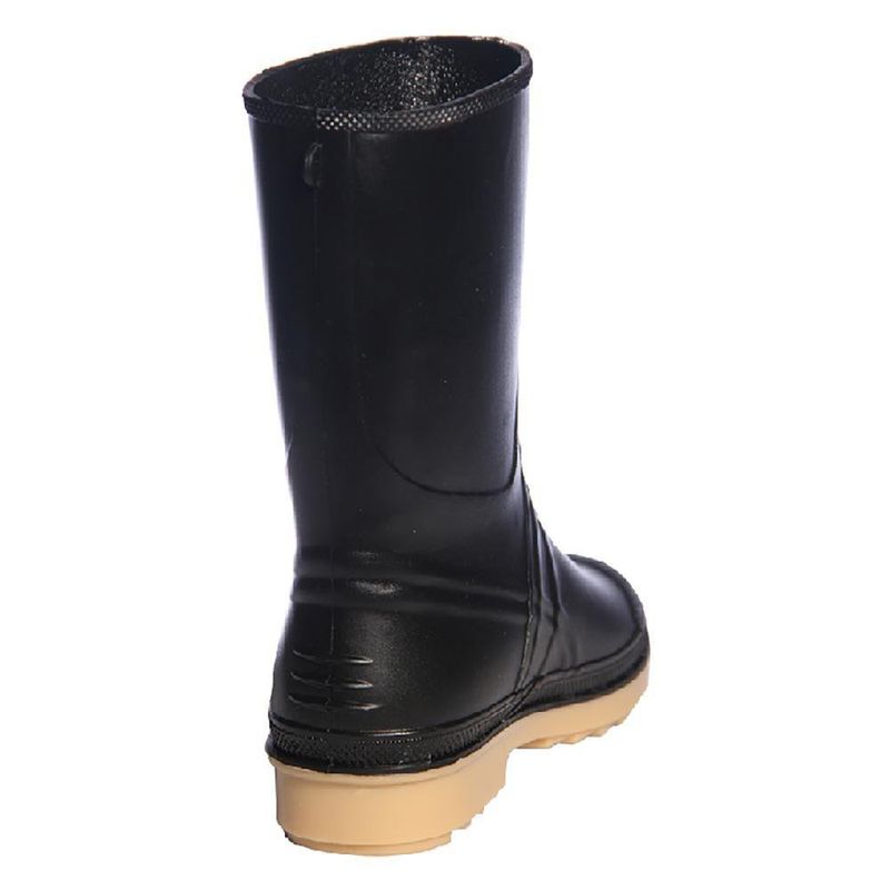 Bota Para Niños Negra Jardinera - Varias Tallas