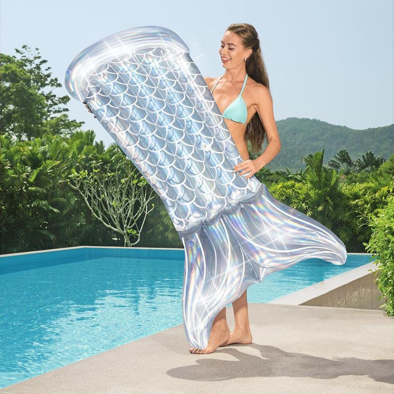Cama Inflable Diseño Cola De Sirena 193X101 Cm - Bestway