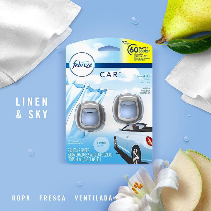 Set De 2 Aromatizantes Para Auto - Febreze Varios Aromas