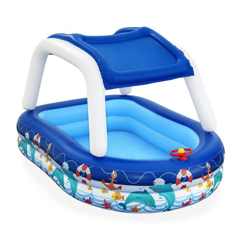 Piscina Pequeña Inflable Con Techo De 2.13 Mts - Bestway