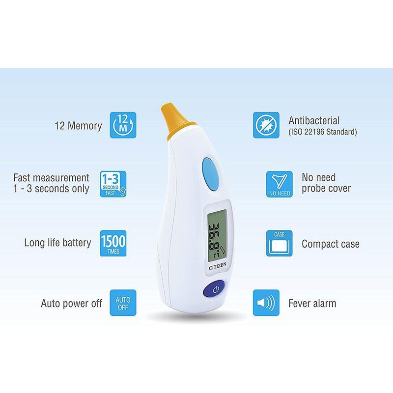 Termómetro De Oído Antibacterial Infrarrojo - Citizen