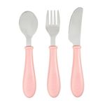 Set De 3 Pzas Cubiertos 3ra Etapa Para Niña - Beaba