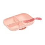 Set De 2 Pzas Plato De Succión Y Cuchara Para Niña - Beaba