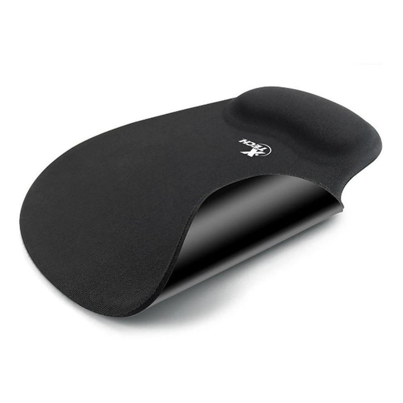 Mousepad De Foami Gel Con Apoyador Negro - Xtech