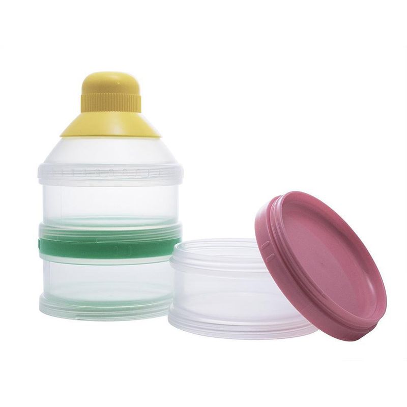 Dispensador De Leche En Polvo Portatil Para Bebe 3 Niveles - La tienda para  tu bebe