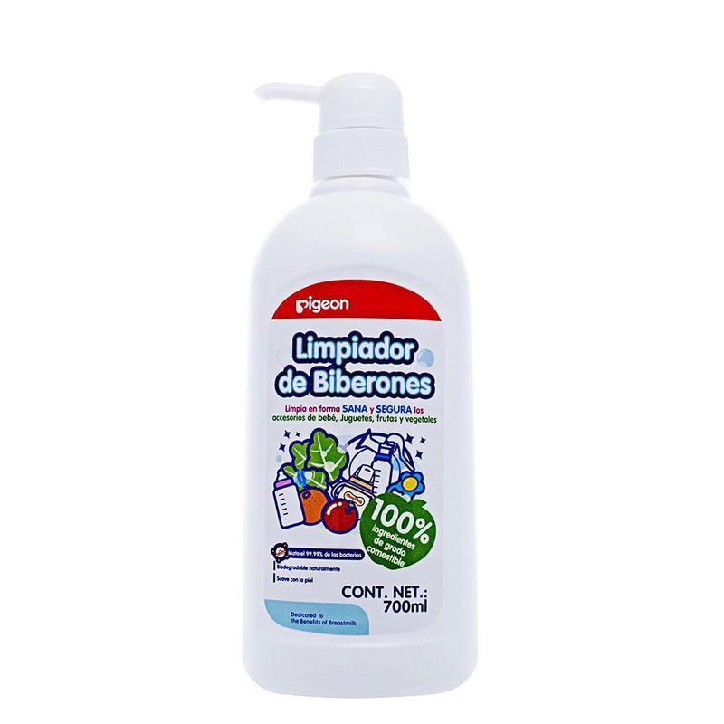 Limpiador Líquido De Biberones Con Dispensador 700 Ml - Pigeon