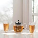 Tetera De Vidrio Con Filtro Capacidad De 1 Lt - Bodum