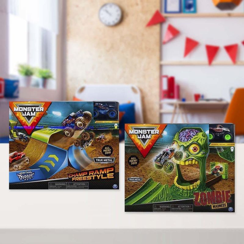 Monster Jam Set De Trucos Básico Escala 1:64 Surtido