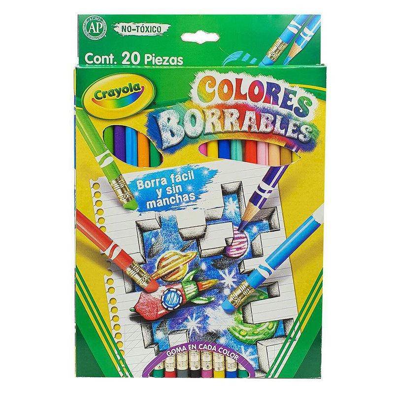 Lápices de colores largos x 100 unidades - Crayola