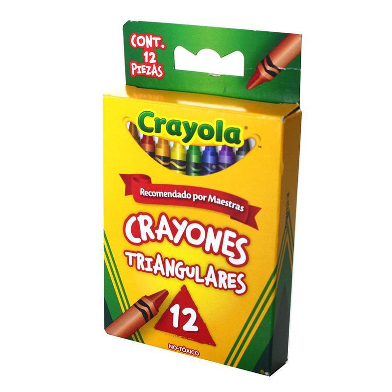 Caja De Crayones Triangulares Jumbo 12 Colores - Crayola