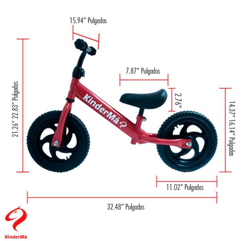 Esta bicicleta eléctrica de equilibrio, para niños, puede aguantar