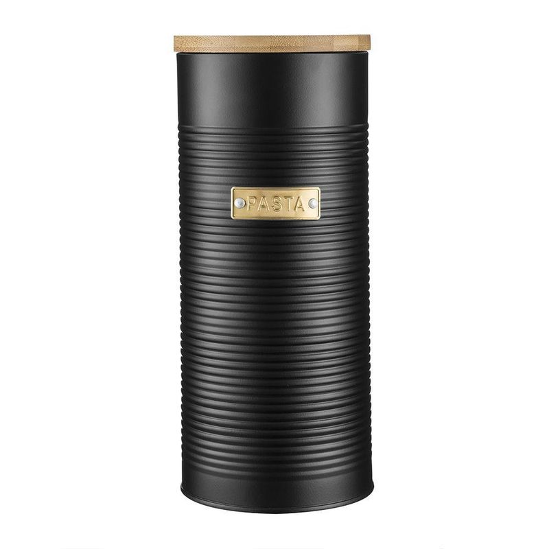 Frasco De Acero Inoxidable Negro Para Pastas 2 Lts - Typhoon