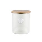 Frasco De Acero Inoxidable Blanco Para Azúcar 1 Lt - Typhoon