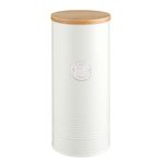 Frasco De Acero Inoxidable Blanco Para Pastas 2.5 Lts - Typhoon