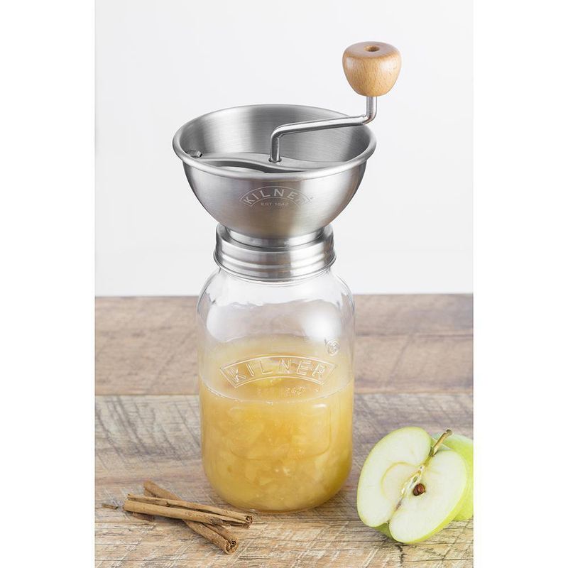 Frasco De Vidrio Con Tolva Para Hacer Salsa 1 Lt - Kilner