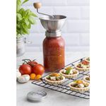 Frasco De Vidrio Con Tolva Para Hacer Salsa 1 Lt - Kilner