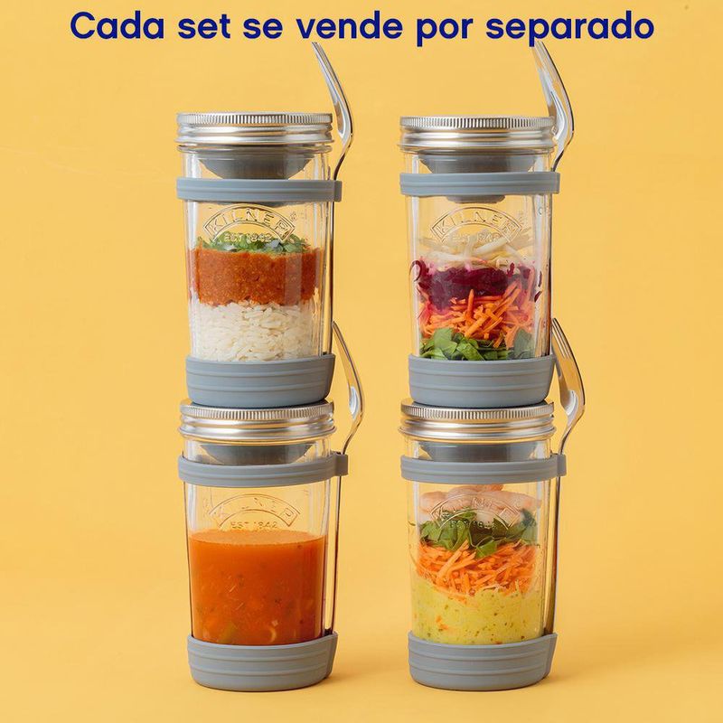 Frasco De Vidrio Para Transportar Alimentos 0.5 Lt - Kilner