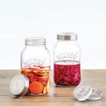Set De 2 Frascos De Vidrio Para Fermentación 1 Lt - Kilner