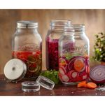 Set De 2 Frascos De Vidrio Para Fermentación 1 Lt - Kilner