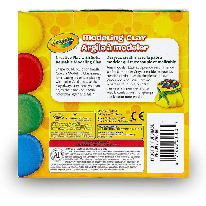 Caja De Plastilina De 4 Colores 453 G - Crayola