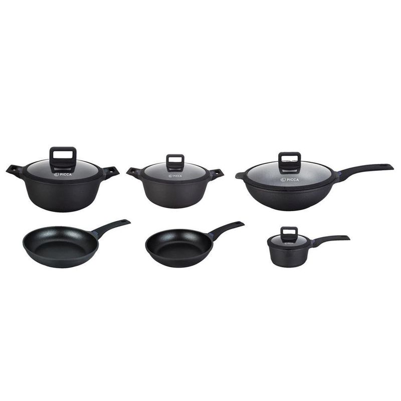 Batería De Cocina Antiadherente De Aluminio Fundido 10 Pzas - Picca