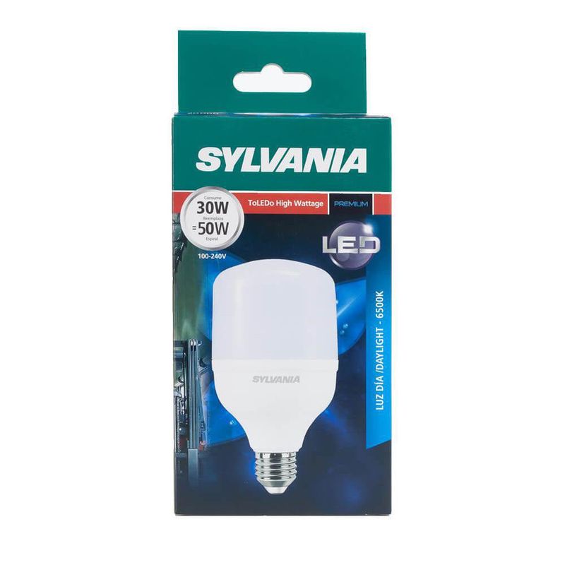 Amplificar repetir yo lavo mi ropa Bombilla Led Alta Potencia Luz De Día Base E27 30W - Sylvania - Cemaco