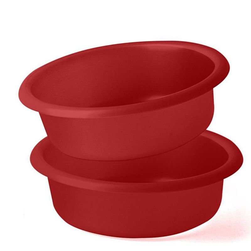 Set De 2 Palanganas Petit Rojo - Guateplast
