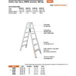Escalera Doble De Aluminio Tipo Ll De 4 Escalones - Truper