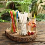 Pajilla Biodegradable Blanco 50U - Nat-bio