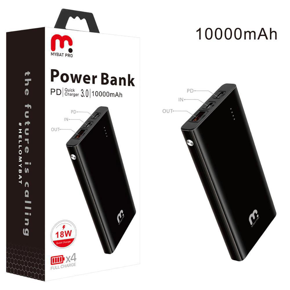 Power Bank de 10,000 mAh PD 18 W / QC 18 W con 1 salida