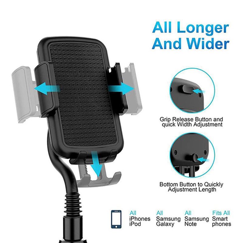 Soporte De Celular A Presión Para Porta Vasos De Carro - Maybat
