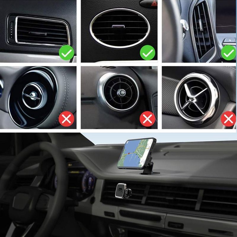 Soporte Magnético De Celular Para Tablero De Carro 3 En 1 - Maybat