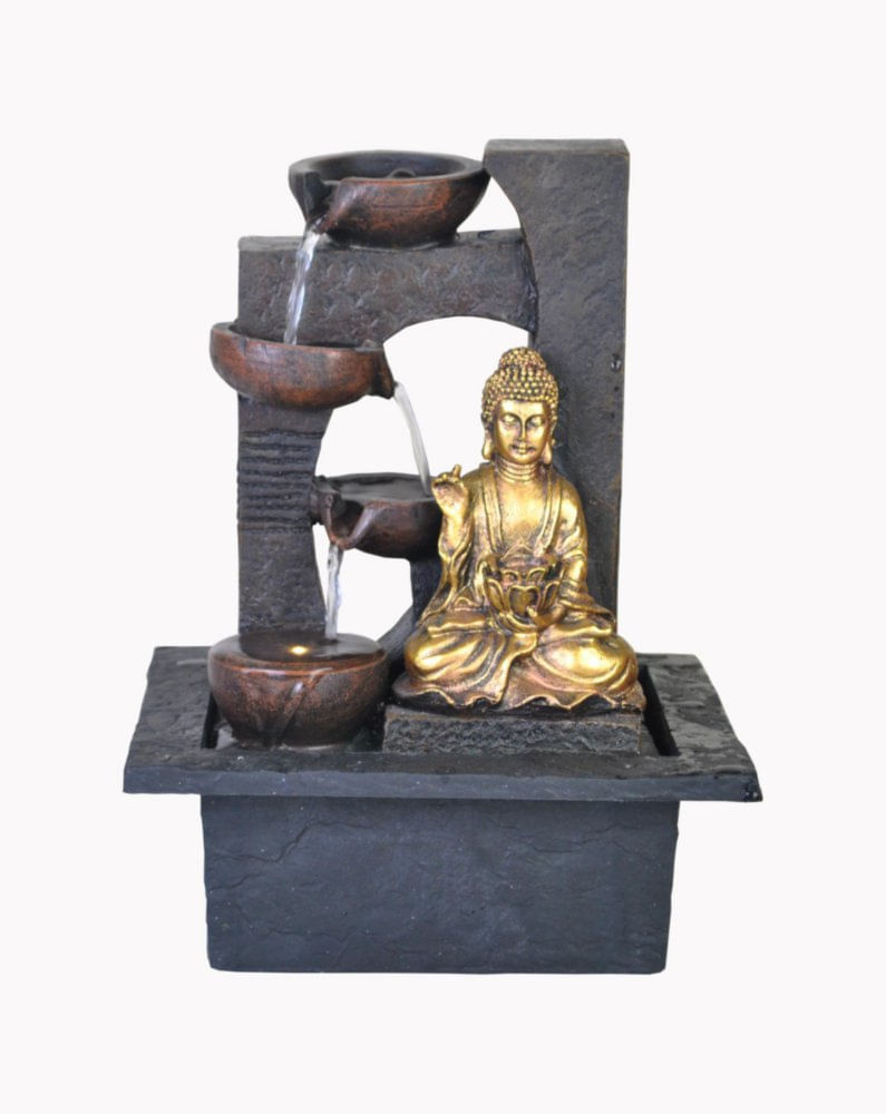 Fuente de Agua Decorativa Exterior Buda - Monomat Materiales