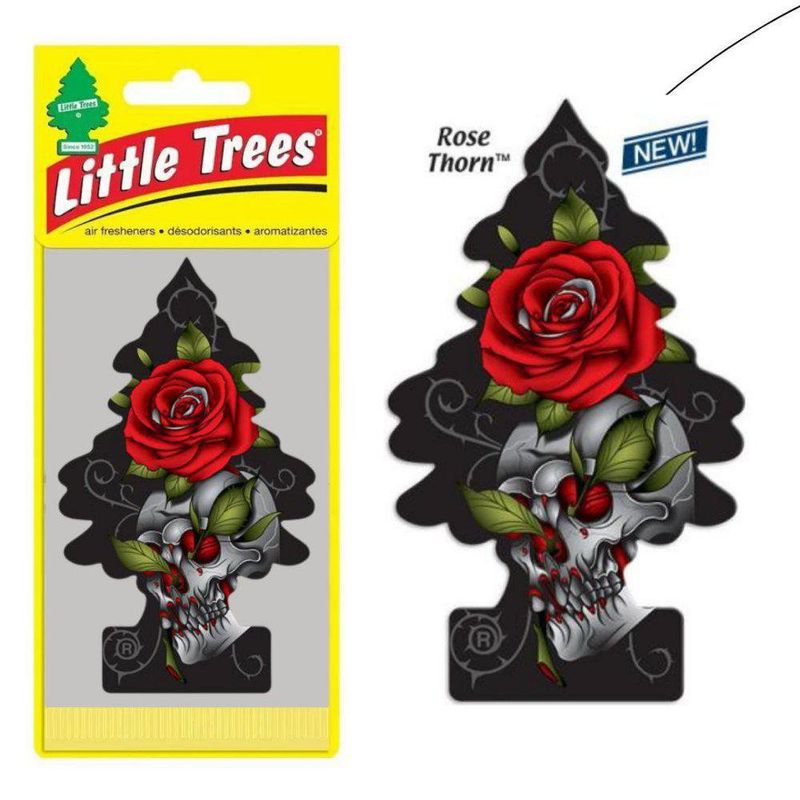 Aromatizante Rose Thorn Diseño Pino Multicolor 3 Unidades