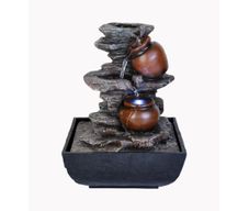 Fuente Diseño Jarrones Con Luz Led 20X18X27.50 Cm - Viva