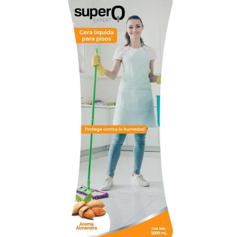 Cera Líquida Para Pisos De 1 L Almendra - Super-Q Expert