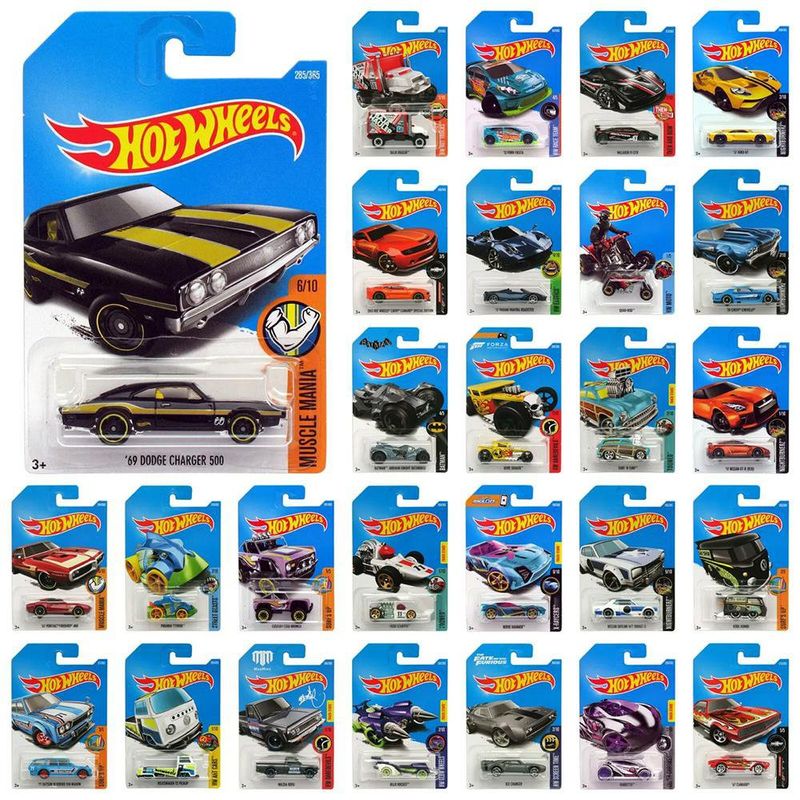 PACK 5 AUTOS BASICOS HOTWHEELS – BATMAN A