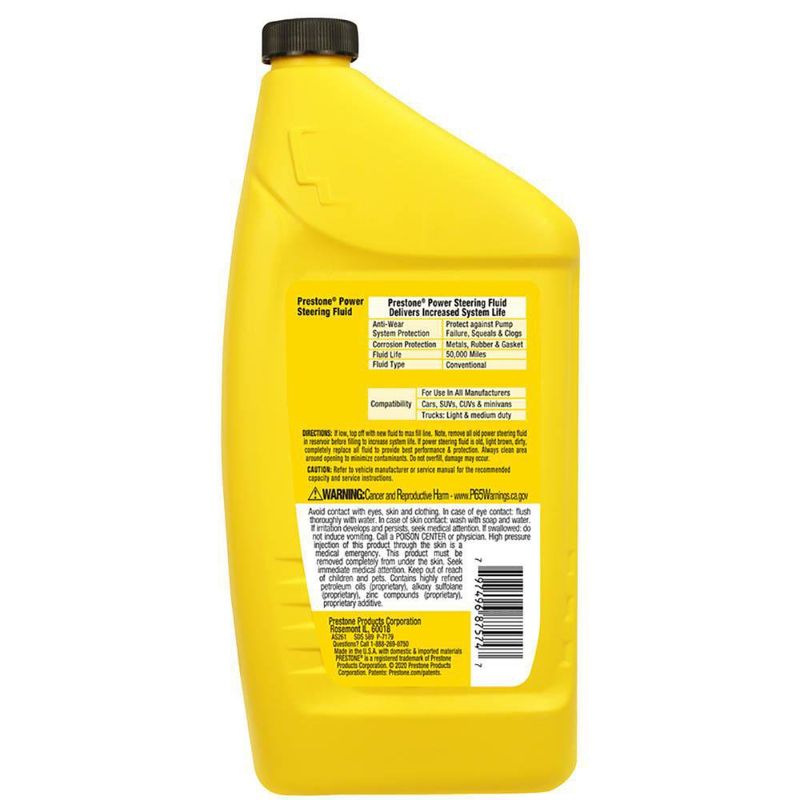 Power Stering Fluid Y Sellador 32 Onzas - Prestone