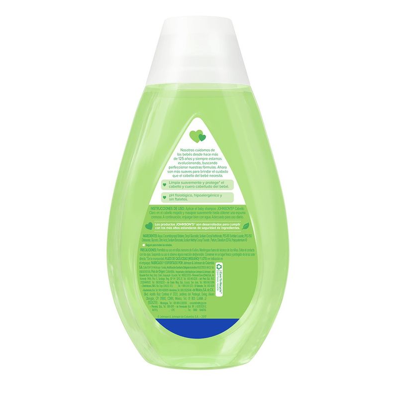 Shampoo Johnson'S Baby Cabello Claro 200 Ml - Johnson & Johnson